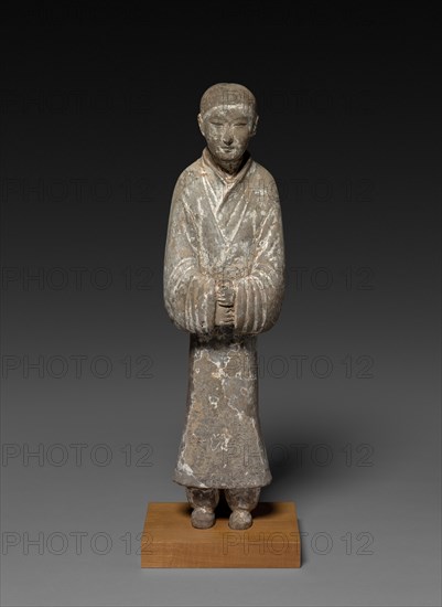 Female Attendant (Tomb Figurine), c. 2nd Century BC. Creator: Unknown.