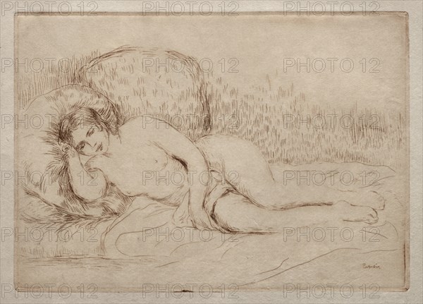 Femme nue couchée, 1906. Creator: Pierre-Auguste Renoir (French, 1841-1919).