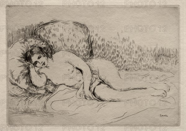 Femme nue couchée. Creator: Pierre-Auguste Renoir (French, 1841-1919).