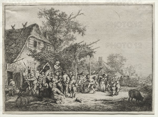 Festival Under the Trellis. Creator: Adriaen van Ostade (Dutch, 1610-1684).