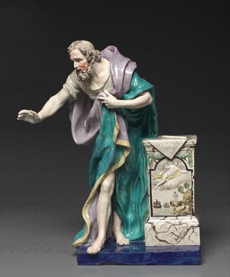 Figure of Demosthenes, c. 1800. Creator: Enoch Wood (British, 1759-1840).