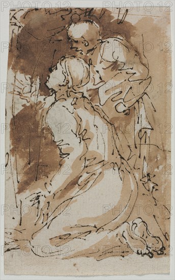Figure Studies, c. 1640-1649. Creator: Salvator Rosa (Italian, 1615-1673).