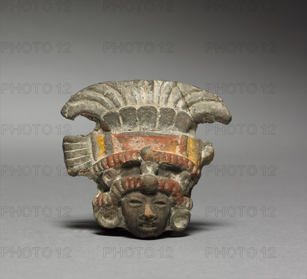 Figurine Head Fragment, 1-550. Creator: Unknown.