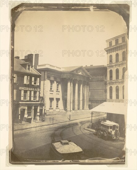 First Bank of the United States, Philadelphia, 1859. Creator: Frederick DeBourg Richards (American, 1822-1903).
