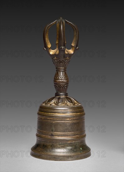 Five-pronged Vajra Bell (Gokorei), c. 1300-1333. Creator: Unknown.