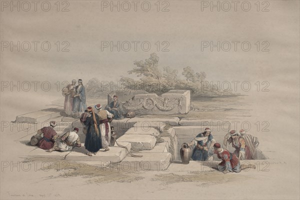 Fountain at Cana, 1839. Creator: David Roberts (British, 1796-1864).