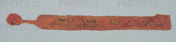 Fragment from a Child's Tunic: Clavus I, 600s - 700s. Creator: Unknown.