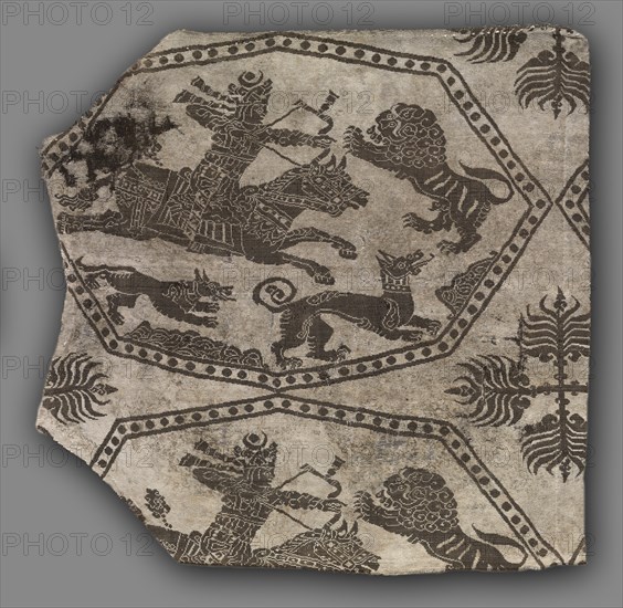 Fragment of a Caftan, 935-1055. Creator: Unknown.