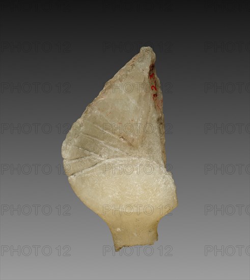 Fragment of a Cosmetic Dish, 1353-1337 BC. Creator: Unknown.