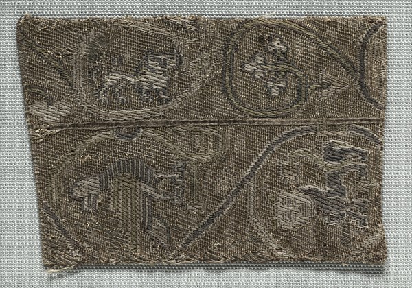 Fragment of a Galloon, 11th-12th century. Creator: Unknown.