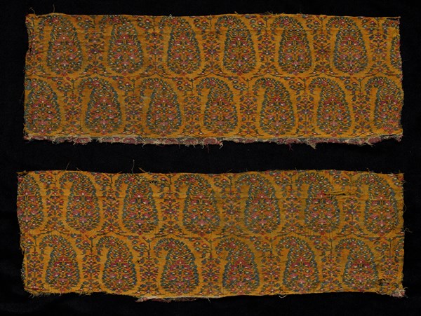 Fragment of a Shawl, 1800s. Creator: Unknown.