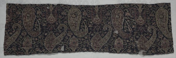 Fragment of a Shawl, 1800s. Creator: Unknown.