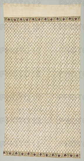 Fragment of a Turban Cloth, 1800. Creator: Unknown.