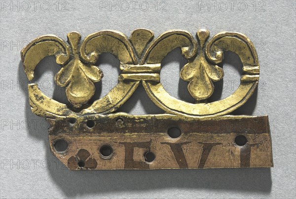 Fragment of an Ornamental Crest from a Reliquary Shrine, c. 1165-1180. Creator: Unknown.