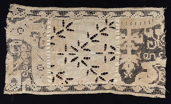 Fragment of Band with Vegetal Motifs, 17th century. Creator: Unknown.