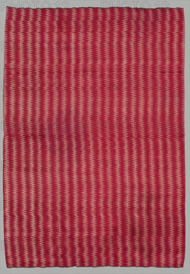 Fragment of Striped Panel, 1800s - early 1900s. Creator: Unknown.