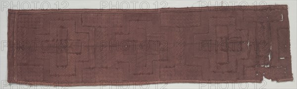 Fragment of Woman's overskirt (ncaka), late 1800s-early 1900s. Creator: Unknown.