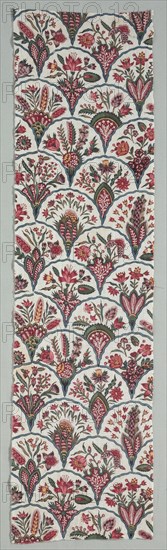 Fragment of Woodblock Printed Cotton, c. 1775. Creator: Unknown.