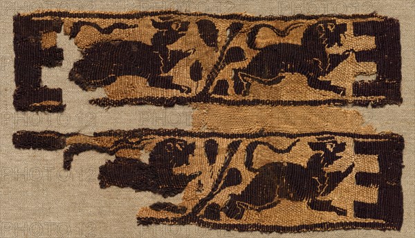 Fragment, Sleeve Ornament from a Tunic, 500s. Creator: Unknown.
