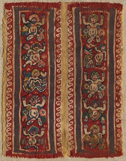 Fragment, Sleeve Ornament of a Tunic, 400s - 600s. Creator: Unknown.