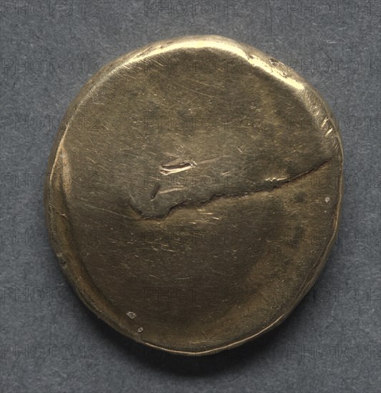 Gallo-Belgic type E (known as the Morini type) Stater (reverse), c. 57-45 B.C.. Creator: Unknown.