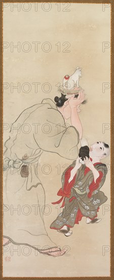 Genre Figures, c. 1816. Creator: Tatabe Socho (Japanese, 1760-1814).