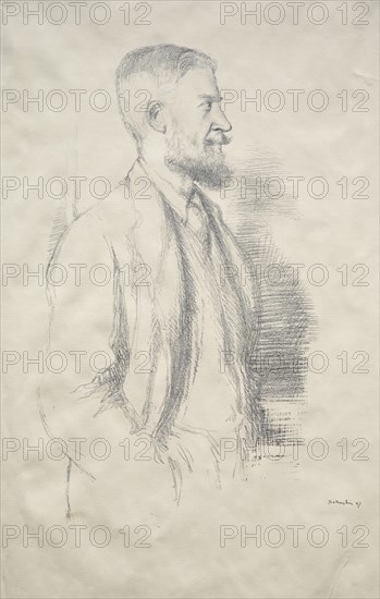 George Bernard Shaw, 1897. Creator: William Rothenstein (British, 1872-1945).