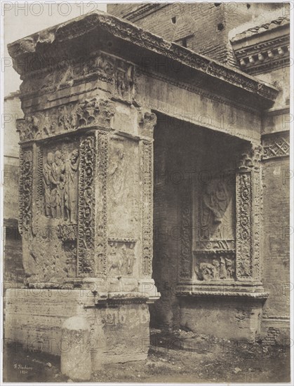 Goldsmith's Arch, Rome, 1850. Creator: Frédéric Flachéron (French, 1813-1883).