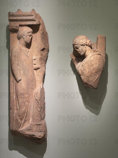 Grave Stela, 400-350 BC. Creator: Unknown.