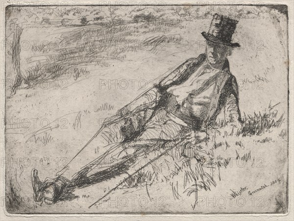 Greenwich Pensioner, 1859. Creator: James McNeill Whistler (American, 1834-1903).