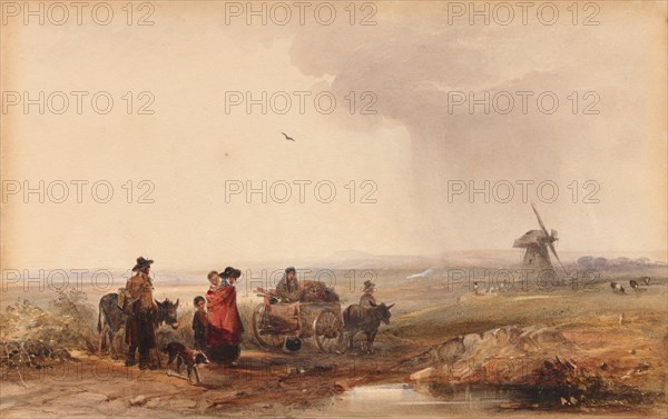 Gypsy Camp, Holland, 1800s. Creator: George Bryant Campion (British, 1795-1870).