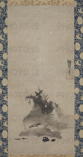 Haboku (Flung-ink) Landscape, c. 1510. Creator: Sh?getsu T?kan (Japanese, 1440?-1529).