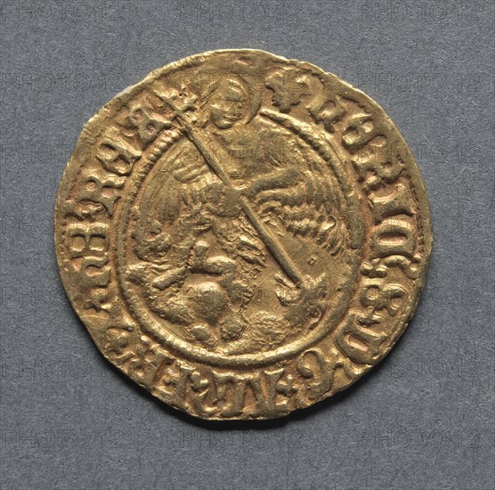 Half Angel (obverse), 1526-1544. Creator: Unknown.