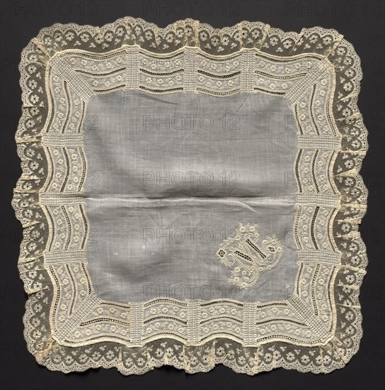 Handkerchief, 1800s. Creator: Unknown.