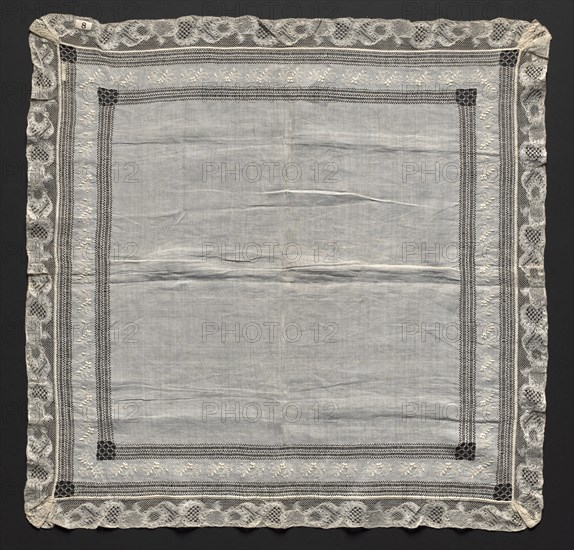 Handkerchief, 1800s. Creator: Unknown.