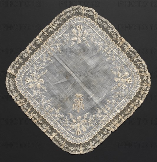 Handkerchief, 1800s. Creator: Unknown.