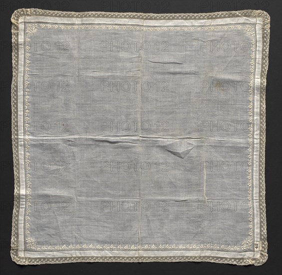 Handkerchief, 1800s. Creator: Unknown.