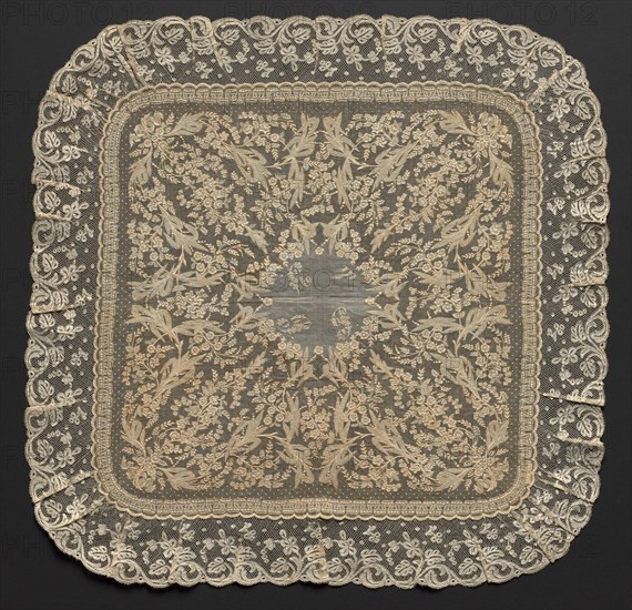 Handkerchief, 1800s. Creator: Unknown.