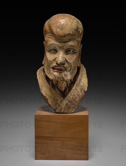 Head of a Patriarch, Ming dynasty (1368-1644) or earlier. Creator: Unknown.
