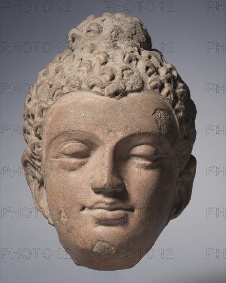 Head of Buddha, 700s. Creator: Unknown.