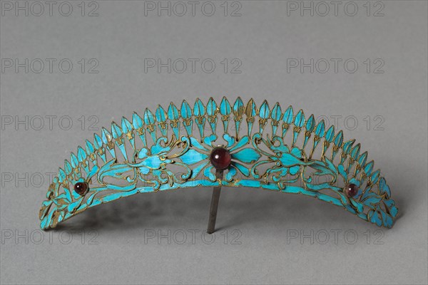 Headdress Ornament, 1800s-1900s. Creator: Unknown.