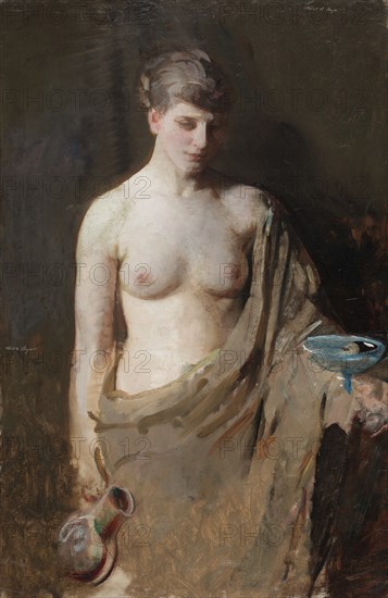 Hebe, c. 1890. Creator: Abbott Handerson Thayer (American, 1849-1921).