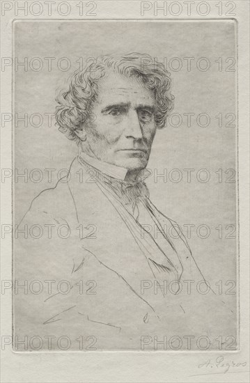 Hector Berlioz. Creator: Alphonse Legros (French, 1837-1911).