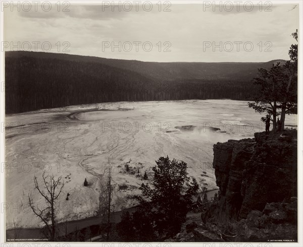 Hell's Half Acre, Prismatic Springs, c. late 1880s. Creator: Frank Jay Haynes (American, 1853-1921).