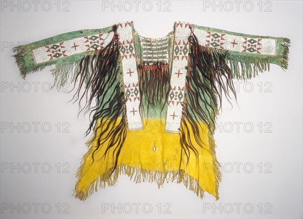 Hide Shirt, c. 1890. Creator: Unknown.