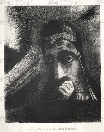 Homage to Goya, 1885. Creator: Odilon Redon (French, 1840-1916); Lemercier & Cie..