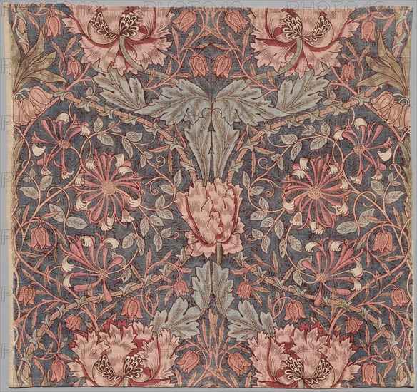 Honeysuckle, Early 20th century. Creator: William Morris (British, 1834-1896).