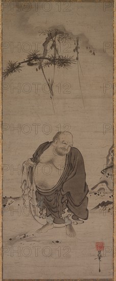 Hotei, late 1300s-early 1400s. Creator: Kichizan Mincho (Japanese, 1352-1431).