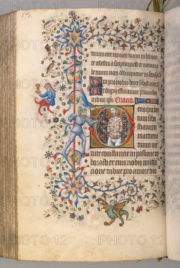 Hours of Charles the Noble, King of Navarre (1361-1425), fol. 279v, St. Sebastian, c. 1405. Creator: Master of the Brussels Initials and Associates (French).