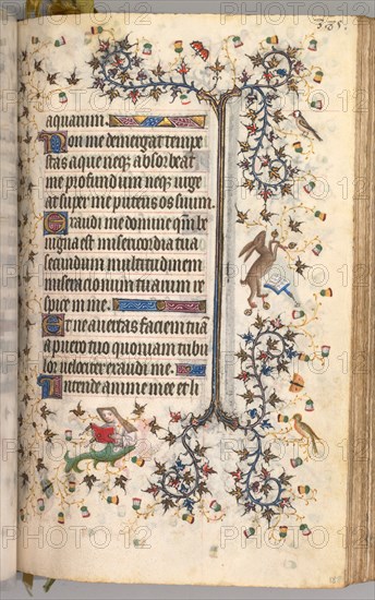 Hours of Charles the Noble, King of Navarre (1361-1425): fol. 188r, Text, c. 1405. Creator: Master of the Brussels Initials and Associates (French).